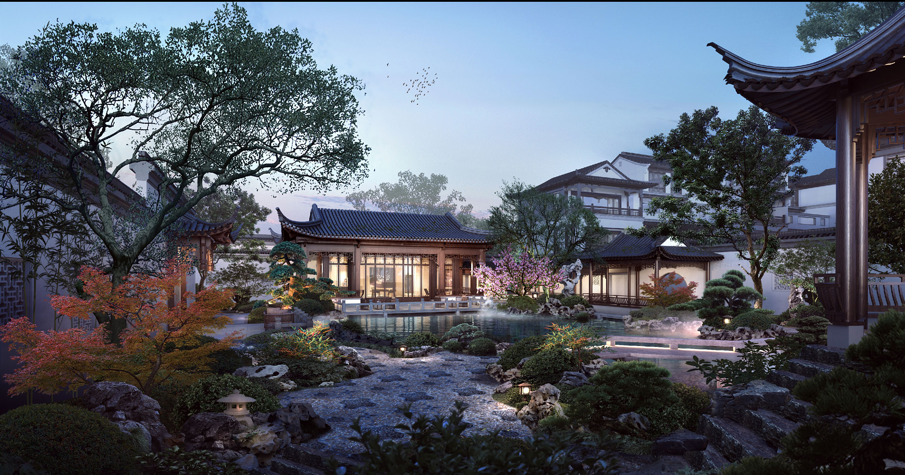 扬州中式庭院